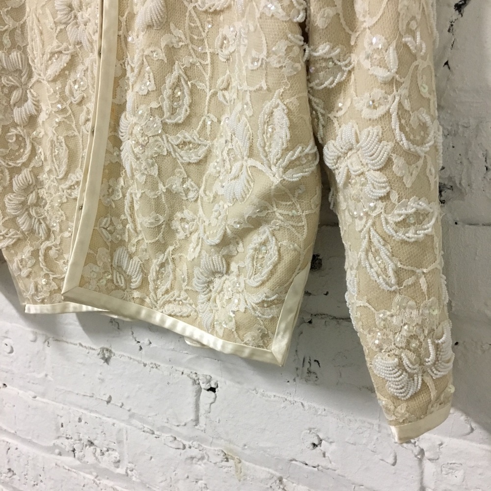 Embroidered Lace Cardigan - Picture 8 of 10